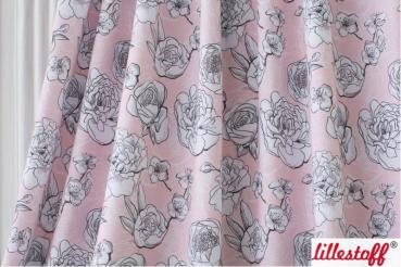 RESTSTÜCK 1,40m !!! - Bio Jersey - Flores - Lillestoff
